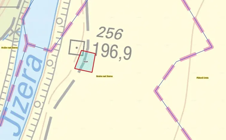 Prodej louky, Brodce, 399 m2