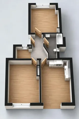 Pronájem bytu 3+kk, Náchod, Kamenice, 75 m2
