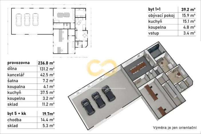Prodej obchodního prostoru, Písek, U Hřebčince, 430 m2