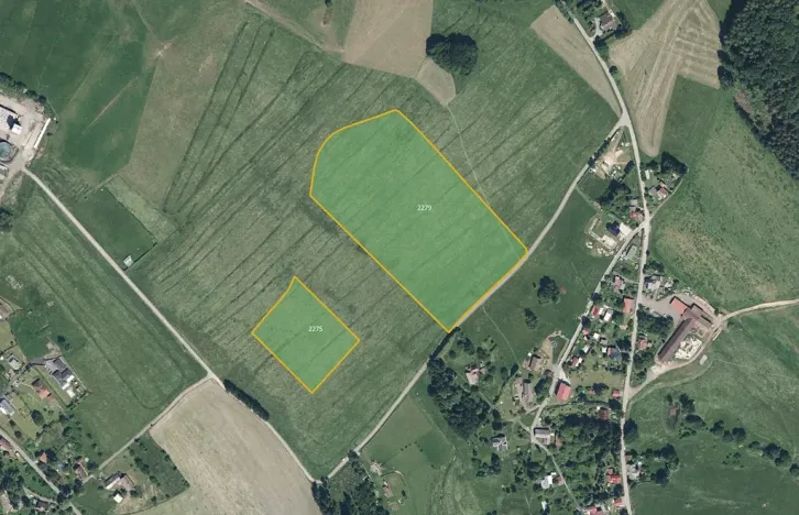 Prodej louky, Jílové u Držkova, 12382 m2