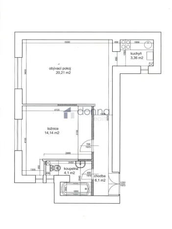 Prodej bytu 2+kk, Praha, Heydukova, 49 m2