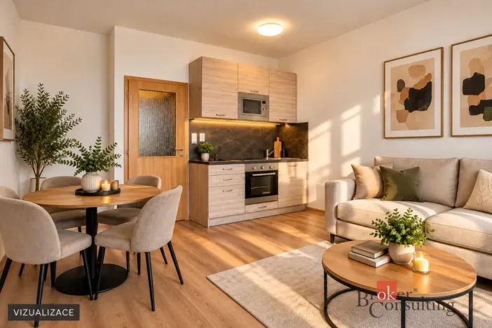 Prodej bytu 1+kk, Brno - Zábrdovice, Vlhká, 33 m2