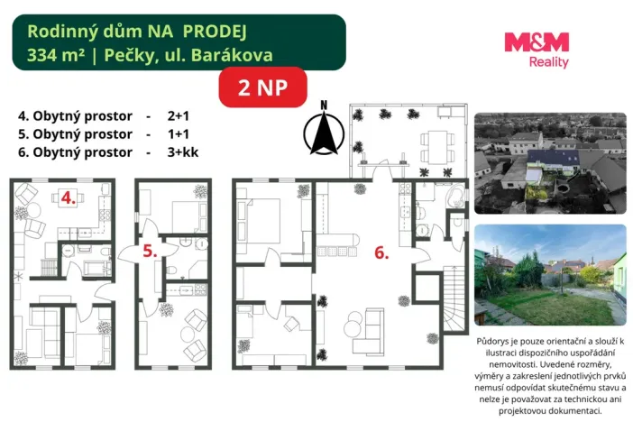 Prodej rodinného domu, Pečky, Barákova, 336 m2