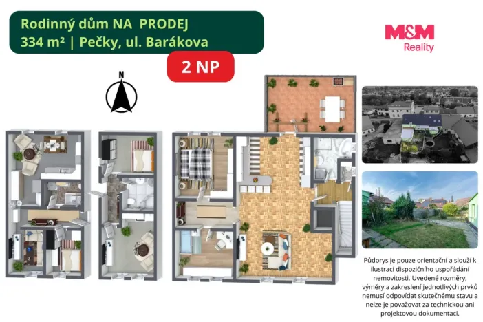 Prodej rodinného domu, Pečky, Barákova, 336 m2