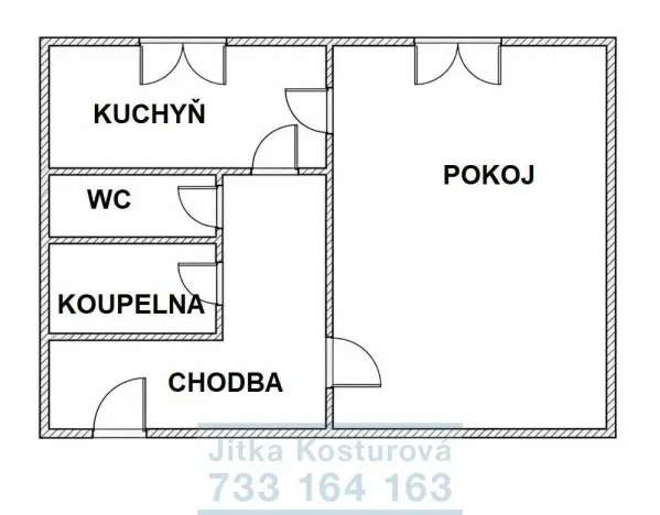 Prodej bytu 1+1, Opava - Předměstí, Zámecký okruh, 41 m2