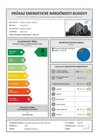 Pronájem bytu 2+kk, Praha - Stodůlky, Svitákova, 67 m2