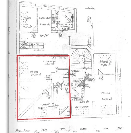 Prodej atypického bytu, Plzeň - Severní Předměstí, Křížkova, 68 m2