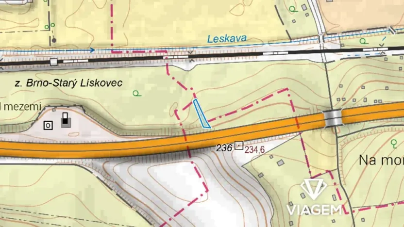 Prodej pole, Moravany, 489 m2