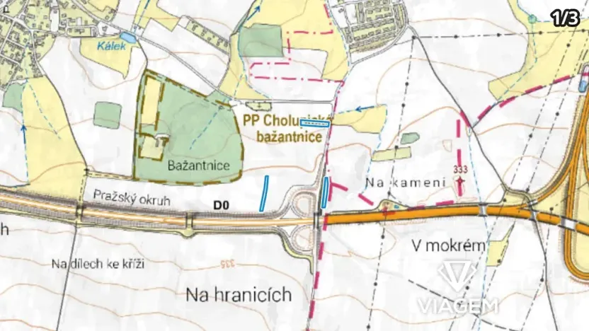 Prodej podílu pole, Praha - Cholupice, 8230 m2