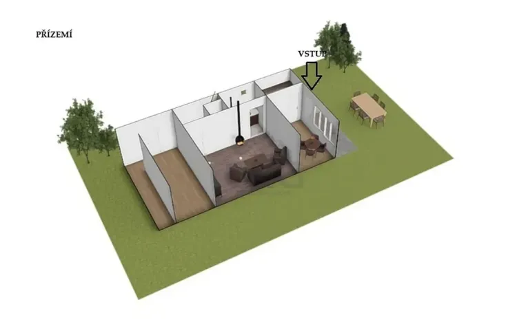 Prodej chaty, Borová, 53 m2
