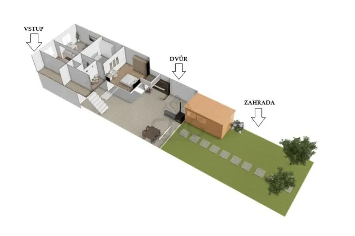 Pronájem rodinného domu, Moravský Krumlov - Rakšice, N. J. Návesníka, 132 m2