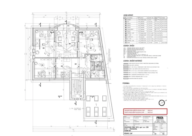 Pronájem kanceláře, Zlín, Vršava I, 477 m2