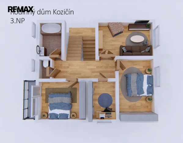 Prodej rodinného domu, Příbram - Kozičín, 117 m2