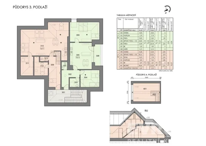 Prodej atypického bytu, Havlíčkův Brod, Rozkošská, 116 m2