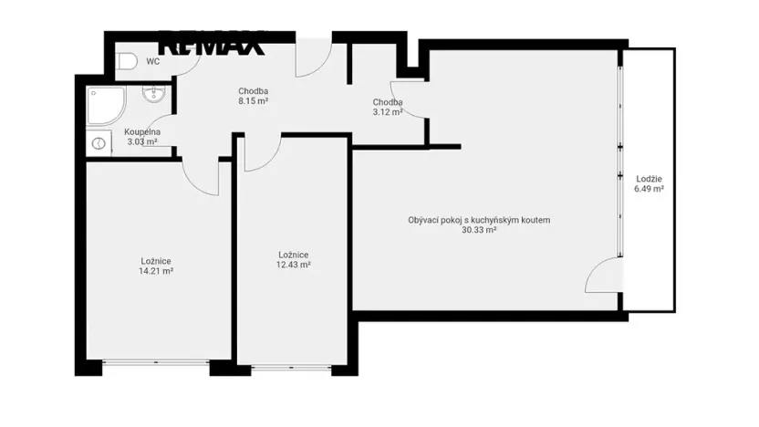 Pronájem bytu 3+kk, Praha - Stodůlky, K zahrádkám, 72 m2