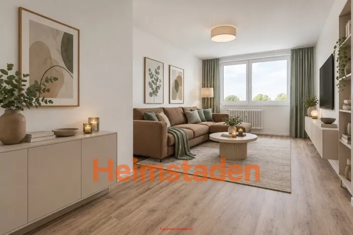 Pronájem bytu 2+1, Karviná - Hranice, Slovenská, 54 m2