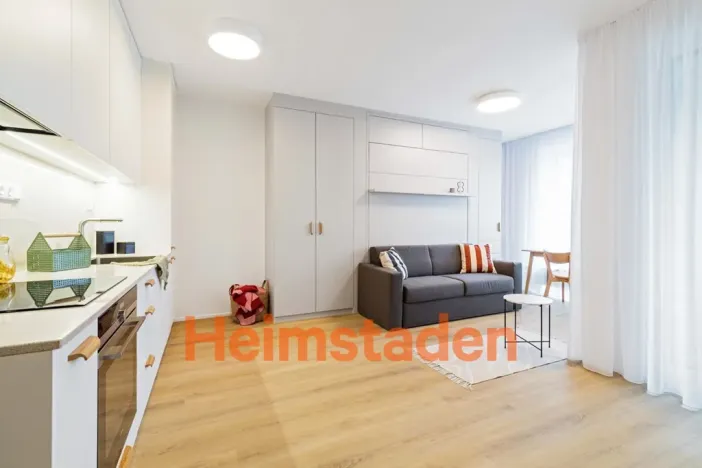 Pronájem bytu 1+kk, Praha - Holešovice, Vrbenského, 36 m2