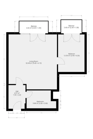 Pronájem bytu 2+kk, Praha - Dejvice, Heinemannova, 56 m2