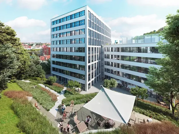 Pronájem kanceláře, Praha - Smíchov, Plzeňská, 1000 m2
