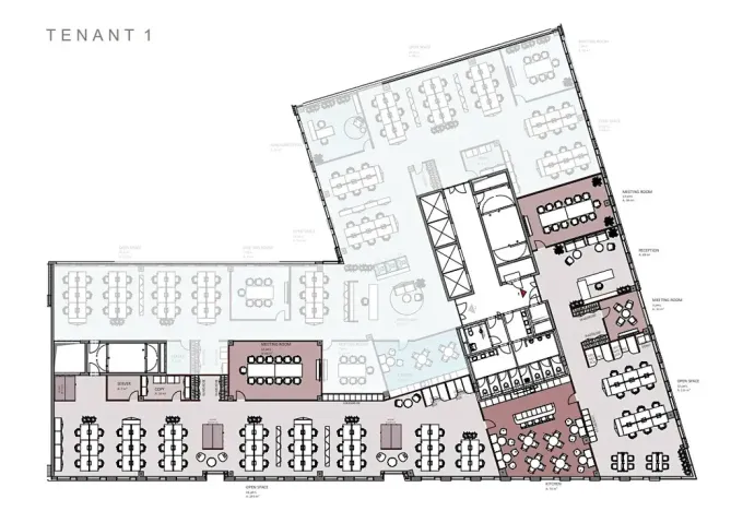 Pronájem kanceláře, Praha - Smíchov, Plzeňská, 1400 m2