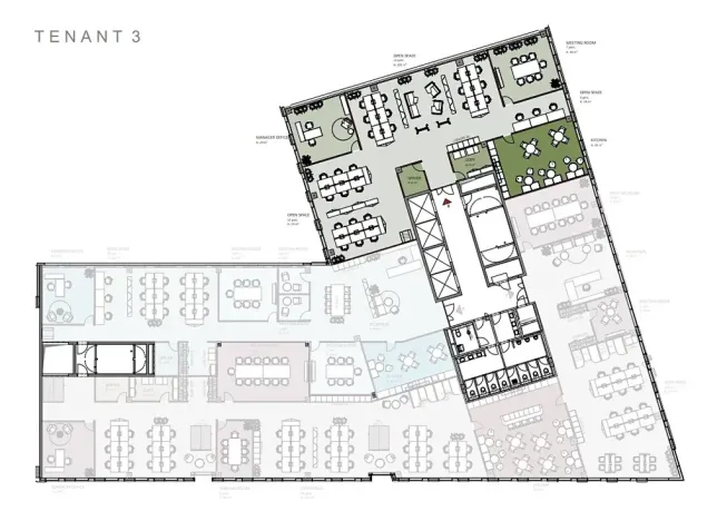Pronájem kanceláře, Praha - Smíchov, Plzeňská, 1400 m2