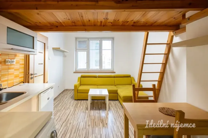 Pronájem bytu 1+kk, Praha - Holešovice, Přístavní, 20 m2