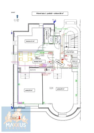Pronájem bytu 2+1, Praha - Strašnice, Na Třebešíně, 88 m2