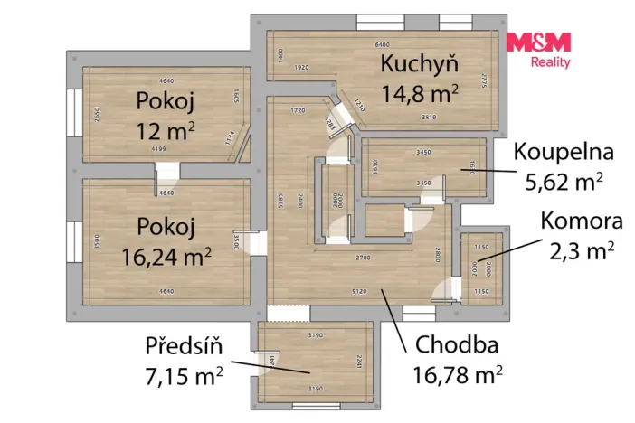 Prodej rodinného domu, Třemešné - Pavlíkov, 100 m2