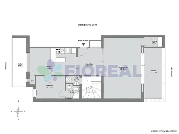 Pronájem bytu 5+1, Praha - Vinohrady, Kladská, 230 m2