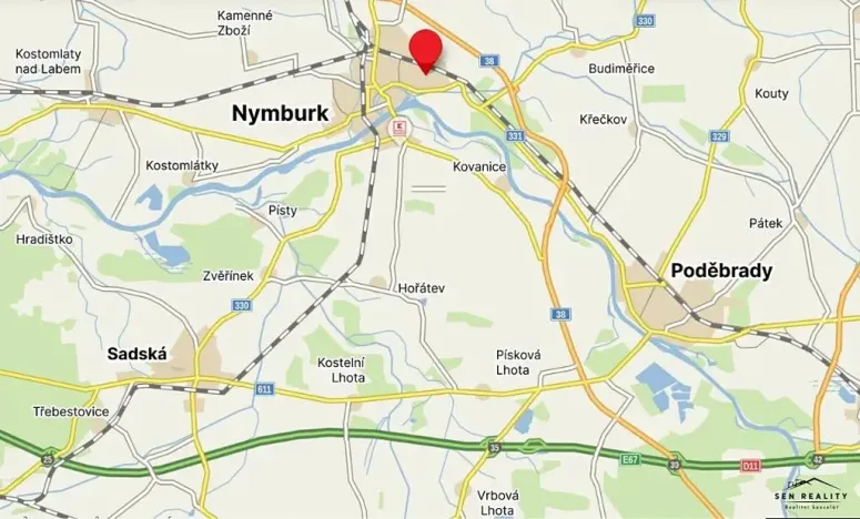 Prodej bytu 2+kk, Nymburk, Maršála Koněva, 44 m2