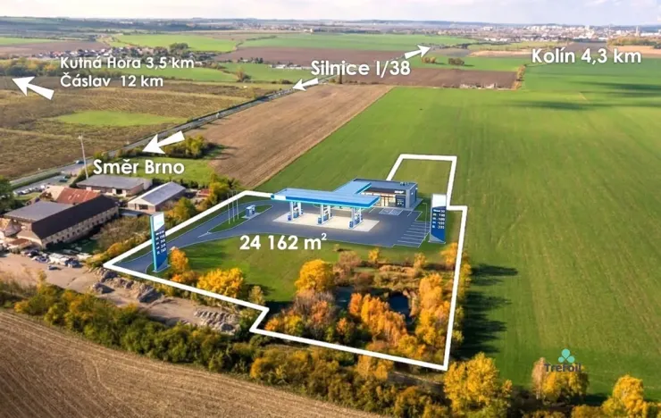 Prodej komerčního pozemku, Libenice, 24162 m2
