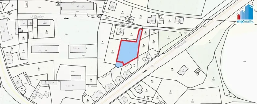 Prodej pozemku pro bydlení, Zbůch, Plzeňská, 1285 m2