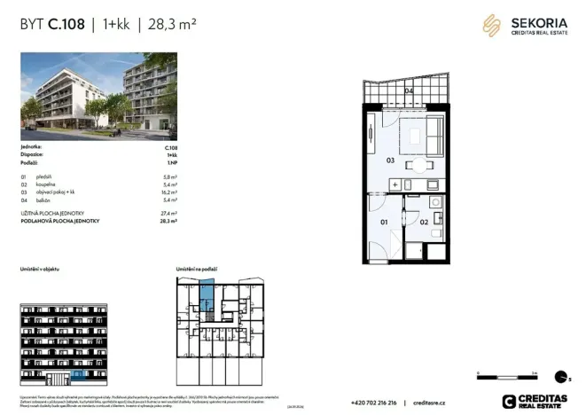 Prodej bytu 1+kk, Brno, 27 m2