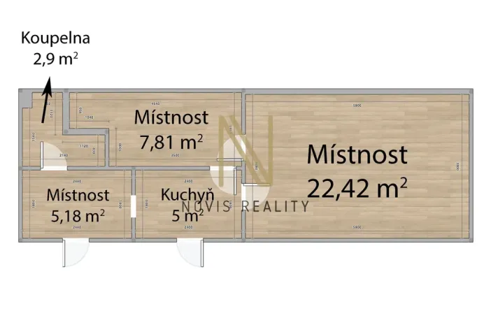 Pronájem skladu, Plzeň, Domažlická, 43 m2