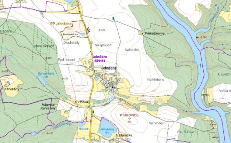 Prodej pole, Albrechtice nad Vltavou - Jehnědno, 26614 m2
