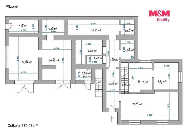 Prodej rodinného domu, Kněžmost - Žantov, 346 m2