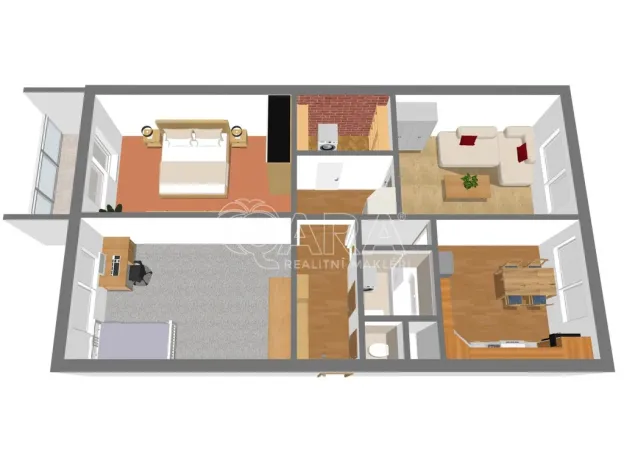 Pronájem bytu 3+1, Nový Jičín, Dlouhá, 75 m2