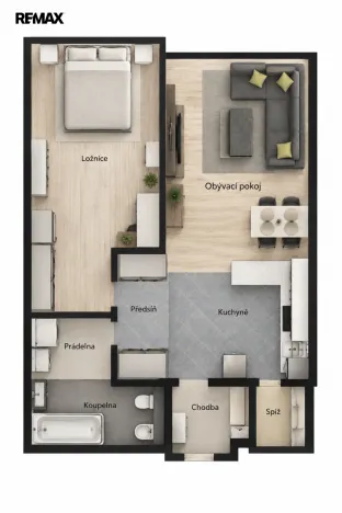 Pronájem bytu 2+kk, Praha - Vokovice, Lužná, 70 m2