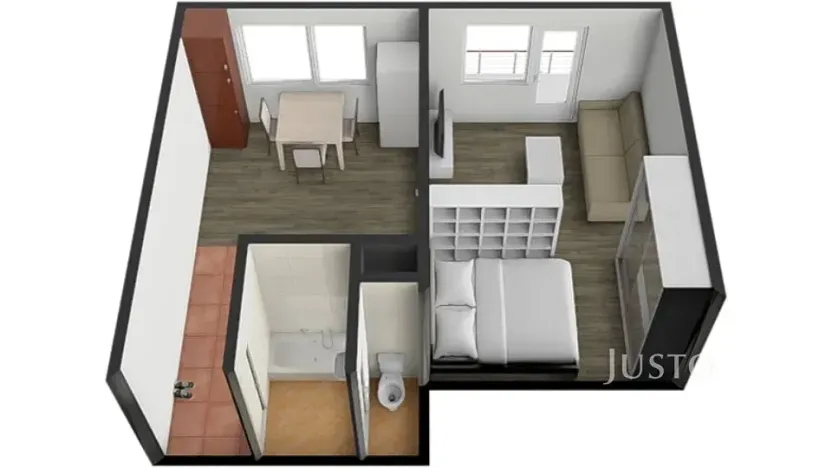 Prodej bytu 1+1, Písek, Harantova, 36 m2