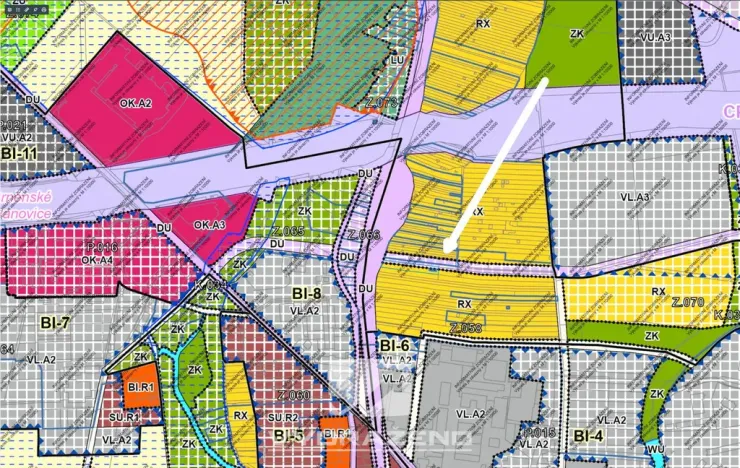 Prodej zahrady, Brno - Brněnské Ivanovice, 2114 m2