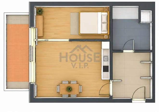 Prodej bytu 1+kk, Vestec, U Hrubých, 54 m2