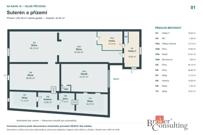 Prodej rodinného domu, Velké Přítočno, 448 m2