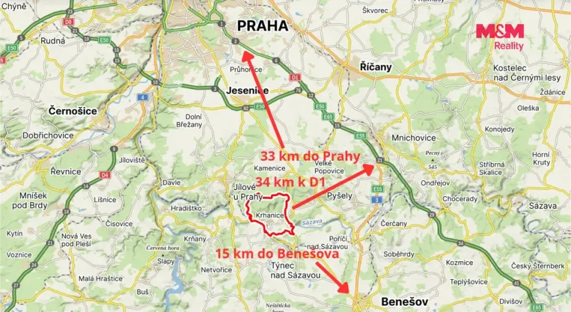 Prodej pozemku pro bydlení, Krhanice, 820 m2
