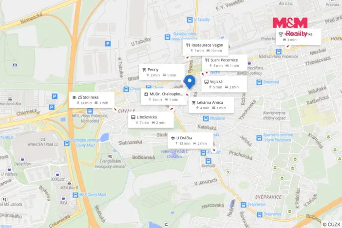 Prodej bytu 3+1, Praha - Horní Počernice, Mezilesí, 75 m2
