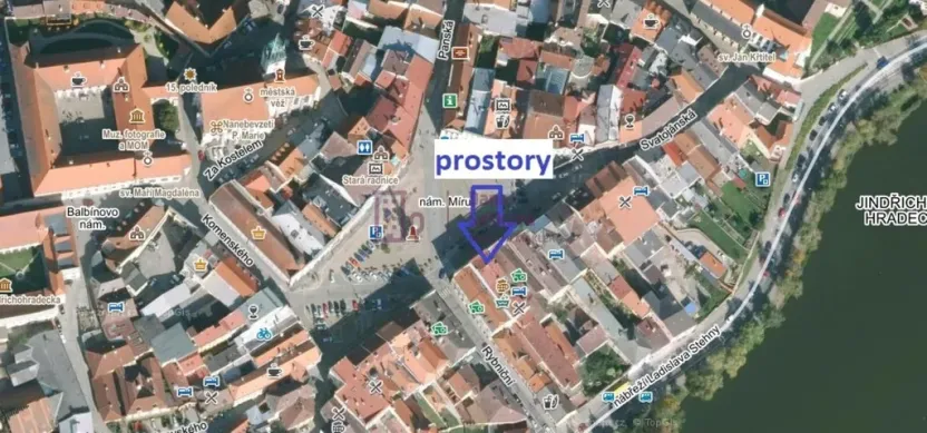 Pronájem restaurace, Jindřichův Hradec - Jindřichův Hradec I, nám. Míru, 160 m2