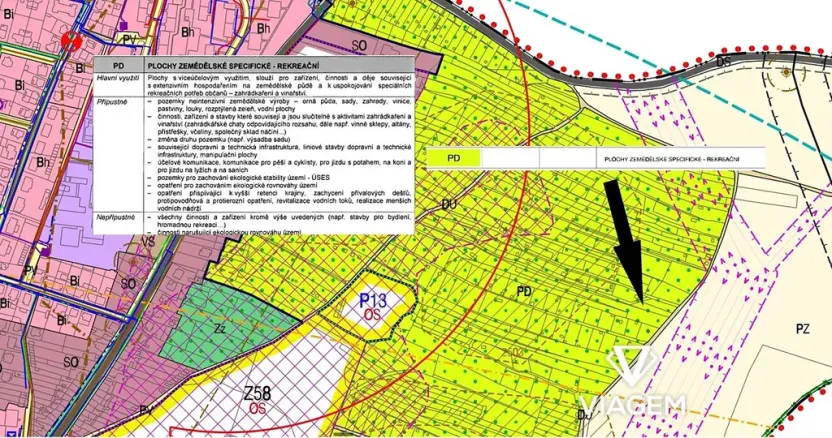 Prodej zahrady, Kyjov, 1708 m2