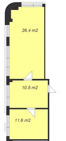 Pronájem kanceláře, Praha - Hlubočepy, Štěpařská, 47 m2
