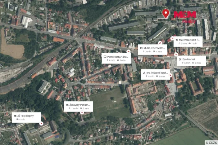 Prodej bytu 3+1, Postoloprty, Jiráskovo náměstí, 67 m2