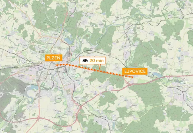 Prodej podílu pozemku pro bydlení, Ejpovice, 4254 m2