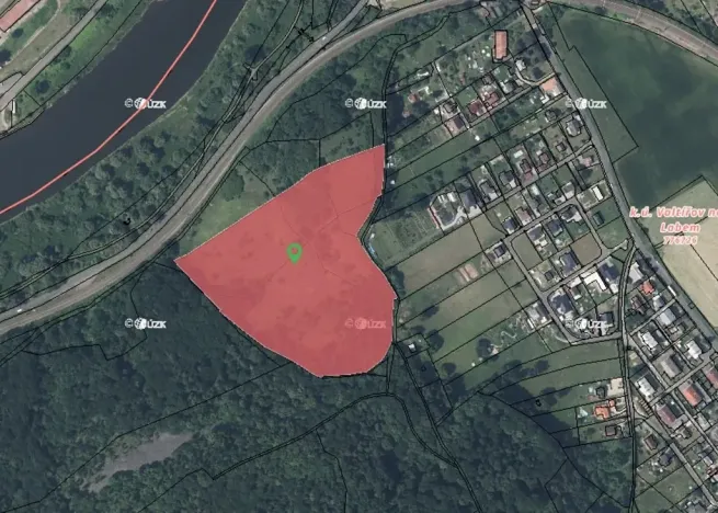 Pronájem louky, Velké Březno, 39851 m2